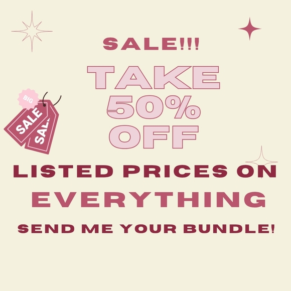 TAKE 50% Off EVERTHING! SEND ME BUNDLE! Like For Showtimes And Specials! - Picture 1 of 12